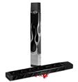 Skin Decal Wrap 2 Pack for Juul Vapes Metal Flames Chrome JUUL NOT INCLUDED