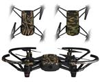 Skin Decal Wrap 2 Pack for DJI Ryze Tello Drone WraptorCamo Grassy Marsh Camo Dark Gray DRONE NOT INCLUDED