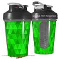 Decal Style Skin Wrap works with Blender Bottle 20oz Triangle Mosaic Green (BOTTLE NOT INCLUDED)