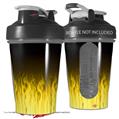 Decal Style Skin Wrap works with Blender Bottle 20oz Fire Yellow (BOTTLE NOT INCLUDED)