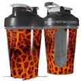 Decal Style Skin Wrap works with Blender Bottle 20oz Fractal Fur Cheetah (BOTTLE NOT INCLUDED)