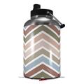 Skin Decal Wrap for 2017 RTIC One Gallon Jug Zig Zag Colors 03 (Jug NOT INCLUDED) by WraptorSkinz