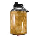 Skin Decal Wrap for 2017 RTIC One Gallon Jug Triangle Mosaic Orange (Jug NOT INCLUDED) by WraptorSkinz