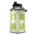 Skin Decal Wrap for 2017 RTIC One Gallon Jug Squared Sage Green (Jug NOT INCLUDED) by WraptorSkinz