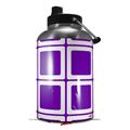 Skin Decal Wrap for 2017 RTIC One Gallon Jug Squared Purple (Jug NOT INCLUDED) by WraptorSkinz