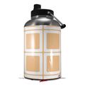 Skin Decal Wrap for 2017 RTIC One Gallon Jug Squared Peach (Jug NOT INCLUDED) by WraptorSkinz