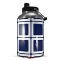 Skin Decal Wrap for 2017 RTIC One Gallon Jug Squared Navy Blue (Jug NOT INCLUDED) by WraptorSkinz