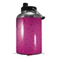 Skin Decal Wrap for 2017 RTIC One Gallon Jug Raining Fuschia Hot Pink (Jug NOT INCLUDED) by WraptorSkinz