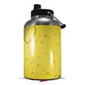 Skin Decal Wrap for 2017 RTIC One Gallon Jug Raining Yellow (Jug NOT INCLUDED) by WraptorSkinz
