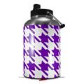 Skin Decal Wrap for 2017 RTIC One Gallon Jug Houndstooth Purple (Jug NOT INCLUDED) by WraptorSkinz
