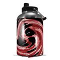 Skin Decal Wrap for 2017 RTIC One Gallon Jug Alecias Swirl 02 Red (Jug NOT INCLUDED) by WraptorSkinz