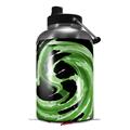 Skin Decal Wrap for 2017 RTIC One Gallon Jug Alecias Swirl 02 Green (Jug NOT INCLUDED) by WraptorSkinz