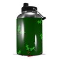 Skin Decal Wrap for 2017 RTIC One Gallon Jug Christmas Holly Leaves on Green (Jug NOT INCLUDED) by WraptorSkinz