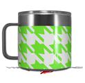 Skin Decal Wrap for Yeti Coffee Mug 14oz Houndstooth Neon Lime Green - 14 oz CUP NOT INCLUDED by WraptorSkinz
