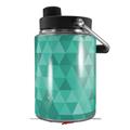 Skin Decal Wrap for Yeti Half Gallon Jug Triangle Mosaic Seafoam Green - JUG NOT INCLUDED by WraptorSkinz