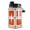 Skin Decal Wrap for Yeti Half Gallon Jug Squared Burnt Orange - JUG NOT INCLUDED by WraptorSkinz