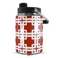 Skin Decal Wrap for Yeti Half Gallon Jug Boxed Red Dark - JUG NOT INCLUDED by WraptorSkinz