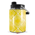 Skin Decal Wrap for Yeti Half Gallon Jug Wavey Yellow - JUG NOT INCLUDED by WraptorSkinz
