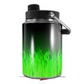 Skin Decal Wrap for Yeti Half Gallon Jug Fire Green - JUG NOT INCLUDED by WraptorSkinz