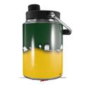 Skin Decal Wrap for Yeti Half Gallon Jug Ripped Colors Green Yellow - JUG NOT INCLUDED by WraptorSkinz