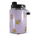 Skin Decal Wrap for Yeti Half Gallon Jug Anchors Away Lavender - JUG NOT INCLUDED by WraptorSkinz