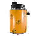 Skin Decal Wrap for Yeti Half Gallon Jug Anchors Away Orange - JUG NOT INCLUDED by WraptorSkinz