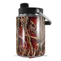 Skin Decal Wrap for Yeti Half Gallon Jug WraptorCamo Grassy Marsh Camo Red - JUG NOT INCLUDED by WraptorSkinz
