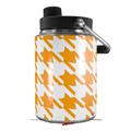 Skin Decal Wrap for Yeti Half Gallon Jug Houndstooth Orange - JUG NOT INCLUDED by WraptorSkinz