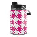 Skin Decal Wrap for Yeti Half Gallon Jug Houndstooth Hot Pink - JUG NOT INCLUDED by WraptorSkinz