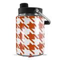 Skin Decal Wrap for Yeti Half Gallon Jug Houndstooth Burnt Orange - JUG NOT INCLUDED by WraptorSkinz