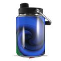 Skin Decal Wrap for Yeti Half Gallon Jug Alecias Swirl 01 Blue - JUG NOT INCLUDED by WraptorSkinz