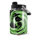Skin Decal Wrap for Yeti Half Gallon Jug Alecias Swirl 02 Green - JUG NOT INCLUDED by WraptorSkinz