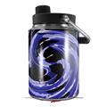 Skin Decal Wrap for Yeti Half Gallon Jug Alecias Swirl 02 Blue - JUG NOT INCLUDED by WraptorSkinz