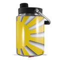 Skin Decal Wrap for Yeti Half Gallon Jug Rising Sun Japanese Flag Yellow - JUG NOT INCLUDED by WraptorSkinz