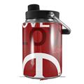 Skin Decal Wrap for Yeti Half Gallon Jug Love and Peace Red - JUG NOT INCLUDED by WraptorSkinz