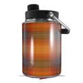 Skin Decal Wrap for Yeti Half Gallon Jug Plaid Pumpkin Orange - JUG NOT INCLUDED by WraptorSkinz