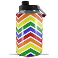 Skin Decal Wrap for Yeti 1 Gallon Jug Zig Zag Rainbow - JUG NOT INCLUDED by WraptorSkinz
