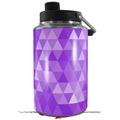 Skin Decal Wrap for Yeti 1 Gallon Jug Triangle Mosaic Purple - JUG NOT INCLUDED by WraptorSkinz