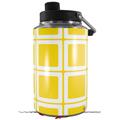 Skin Decal Wrap for Yeti 1 Gallon Jug Squared Yellow - JUG NOT INCLUDED by WraptorSkinz