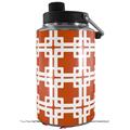Skin Decal Wrap for Yeti 1 Gallon Jug Boxed Burnt Orange - JUG NOT INCLUDED by WraptorSkinz