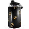 Skin Decal Wrap for Yeti 1 Gallon Jug Anchors Away Black - JUG NOT INCLUDED by WraptorSkinz