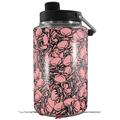 Skin Decal Wrap for Yeti 1 Gallon Jug Scattered Skulls Pink - JUG NOT INCLUDED by WraptorSkinz