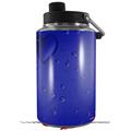 Skin Decal Wrap for Yeti 1 Gallon Jug Raining Blue - JUG NOT INCLUDED by WraptorSkinz