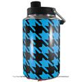 Skin Decal Wrap for Yeti 1 Gallon Jug Houndstooth Blue Neon on Black - JUG NOT INCLUDED by WraptorSkinz
