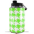 Skin Decal Wrap for Yeti 1 Gallon Jug Houndstooth Neon Lime Green - JUG NOT INCLUDED by WraptorSkinz