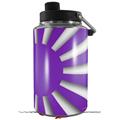 Skin Decal Wrap for Yeti 1 Gallon Jug Rising Sun Japanese Flag Purple - JUG NOT INCLUDED by WraptorSkinz