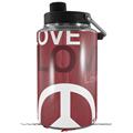 Skin Decal Wrap for Yeti 1 Gallon Jug Love and Peace Pink - JUG NOT INCLUDED by WraptorSkinz