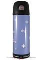 Skin Decal Wrap for Thermos Funtainer 16oz Bottle Snowflakes (BOTTLE NOT INCLUDED) by WraptorSkinz