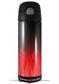 Skin Decal Wrap for Thermos Funtainer 16oz Bottle Fire Red (BOTTLE NOT INCLUDED) by WraptorSkinz