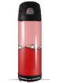 Skin Decal Wrap for Thermos Funtainer 16oz Bottle Ripped Colors Pink Red (BOTTLE NOT INCLUDED) by WraptorSkinz